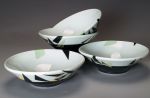 Set of Four Bowls | Decorative Bowl in Decorative Objects by Shelley Schreiber Ceramic Art. Item made of ceramic works with minimalism & contemporary style