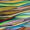 'Cliffs-1' | Oil And Acrylic Painting in Paintings by Sangeeta Sagar. Item made of paper works with contemporary & modern style