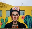 Frida Kahlo | Murals by Susan Respinger | Plata Bonita Mexican Jewellery and Homewares in North Fremantle. Item composed of synthetic
