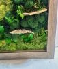 Mushrooms I | Decorative Frame in Decorative Objects by Mona King. Item composed of oak wood and copper