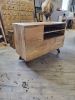 Spalted Maple and Mozambique Wine Cabinet | Storage by Donald Mee Design. Item made of maple wood works with mid century modern & contemporary style