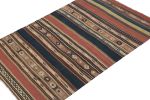 Vintage Shahsavan Persian Kilim with Geometric Patterns | Area Rug in Rugs by Rug and Kilim