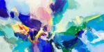 Moments #2 | Paintings by Cobie Cruz. Item composed of canvas and synthetic