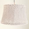Boho Pendant Lights - Bespoke Lamp Shade | Pendants by Sand+Suede | Playa Mesa in Costa Mesa. Item composed of cotton