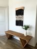 VALLEY II Macrame Wall Hanging / Fiber Art | Tapestry in Wall Hangings by Jay Durán @ J. Durán Art + Home | Dallas in Dallas. Item composed of wood and cotton