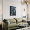 Energy Abstract Black Canvas Painting 30X40 | Oil And Acrylic Painting in Paintings by Monika Kupiec Abstract Art. Item made of canvas with synthetic works with contemporary & art deco style
