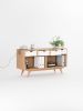 Commode, tv stand, chest of drawers, credenza, dresser | Storage by Mo Woodwork. Item made of oak wood works with minimalism & mid century modern style