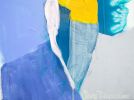 Chatting with the Mirror | Oil And Acrylic Painting in Paintings by Claire Desjardins. Item made of canvas with synthetic