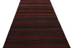 Vintage Afghani tribal Kilim rug, in Burgundy, from Rug | Area Rug in Rugs by Rug and Kilim