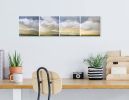 4 Part Panorama | Oil And Acrylic Painting in Paintings by Caroline Adams. Item composed of synthetic