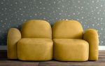 Perk Double Sofa Yellow | Couch in Couches & Sofas by LAGU. Item made of wood & fabric compatible with modern style