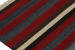 Rug & Kilim’s Afghan Tribal Kilim Rug in Red with Geometric | Area Rug in Rugs by Rug and Kilim