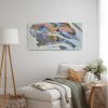 Flying Ibis - Original Acrylic Painting on Wood | Oil And Acrylic Painting in Paintings by Swann Freslon. Item composed of birch wood in minimalism or mid century modern style