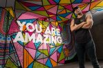 EMBRACING THE AMAZING YOU | Street Murals by Jayarr Steiner | Adams Street Garage in Phoenix