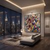 Holmes Trench Coat Impasto Oil Painting 180cm 70.8" | Oil And Acrylic Painting in Paintings by Dynasty Artisan. Item composed of linen in contemporary or eclectic & maximalism style