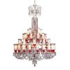 AM6290 ZENITH ROUGE | Chandeliers by alanmizrahilighting | New York in New York. Item made of metal with glass
