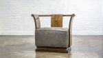 Solid Exotic Wood Lounge Chair in Leather by Costantini, Sim | Accent Chair in Chairs by Costantini Design. Item made of wood & leather