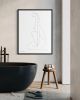 Quiet Alignment — Minimalist Line Drawing | Drawings by Hildegarde Handsaeme. Item made of paper compatible with minimalism and contemporary style
