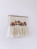 Handmade Woven Wall Hanging Decor - Mushroom Embroidery | Macrame Wall Hanging in Wall Hangings by Hippie & Fringe. Item composed of cotton in boho or art deco style