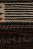 Vintage Afghan Tribal Kilim in Brown with Geometric Patterns | Area Rug in Rugs by Rug and Kilim