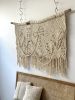 Hope 003 | Macrame Wall Hanging in Wall Hangings by Ana Salazar Atelier. Item made of wood with cotton works with boho & contemporary style