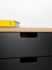 HEIM -Mid century sideboard, modern credenza, black tv stand | Storage by Mo Woodwork | Stalowa Wola in Stalowa Wola. Item composed of oak wood compatible with minimalism and mid century modern style