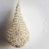 Water Drops (set of 3) | Tapestry in Wall Hangings by Deanna Gabiga | Deanna Gabiga Studio in Honolulu. Item composed of fabric & copper