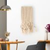 Soft Drifts | Wall Sculpture in Wall Hangings by YASHI DESIGNS. Item made of oak wood with cotton works with minimalism & contemporary style