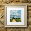 "Clearing Skies" square print | Prints by Coleman Senecal Art. Item made of canvas with paper