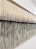 Wool Wall Art- Zorke 40 | Tapestry in Wall Hangings by Olivia Fiber Art. Item made of oak wood with canvas works with minimalism & mid century modern style