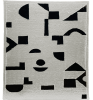 Silhouette | Rugs by Hillary Ronney-Fernandes | LWI. Item made of wool works with mid century modern & contemporary style