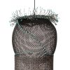 Steel Wire Mesh Scupture #68 | Wall Sculpture in Wall Hangings by Anne Lindsay Studio. Item made of steel with ceramic works with contemporary & industrial style