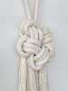 KNOT 005 | Rope Sculpture Wall Hanging | Wall Sculpture in Wall Hangings by Ana Salazar Atelier. Item made of oak wood with cotton works with contemporary & country & farmhouse style