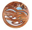 Wave Mandala | Wall Sculpture in Wall Hangings by Nadia Fairlamb Art. Item made of wood & wool compatible with minimalism and contemporary style