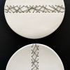 Circular Wall Art Set Of 2 Geometric Abstract Artwork | Art & Wall Decor by Elizabeth Prince Ceramics
