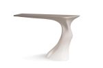Amorph Frolic Console Table, Wall-Mounted, White Matte | Tables by Amorph | Los Angeles in Los Angeles. Item made of wood