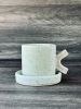 Seafoam - Twiggy Espresso cup & Saucer | Drinkware by Tomoko Ceramics | Oakland in Oakland. Item made of stoneware works with contemporary & modern style