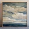 2025 Series 13 | Oil And Acrylic Painting in Paintings by Caroline Adams. Item made of maple wood works with contemporary & coastal style