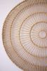 WHEEL Round Raffia Macrame Wall Hanging | Wall Hangings by Vila Vera. Item composed of fiber