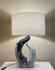 Espina Lamp | Table Lamp in Lamps by CSOSA ceramics. Item composed of linen and stoneware