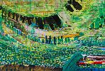 Panoramic vista | Oil And Acrylic Painting in Paintings by Sangeeta Sagar. Item made of paper with synthetic