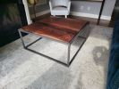 Walnut and Steel studio piece | Coffee Table in Tables by Donald Mee Design. Item made of walnut with bronze works with minimalism & contemporary style