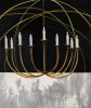 As Above So Below, Chandelier paintings | Oil And Acrylic Painting in Paintings by Sandra Mack-Valencia | The Church of St. Paul the Apostle in New York. Item composed of wood