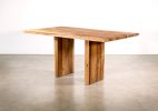 Exotic Wood Twin Pedestal Modern Desk from Costantini, Andre | Tables by Costantini Design. Item made of wood