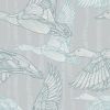 Mallard Calling Textile | Fabric in Linens & Bedding by Patricia Braune. Item composed of cotton