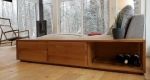Echo Media Console | Storage by Lundy. Item composed of oak wood