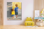 Grandchildren - Vibrant Giclée Print | Prints in Paintings by Michelle Keib Art. Item composed of paper