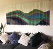 WANDERER Large Bohemian Flowing Multi color Wall Tapestry | Macrame Wall Hanging in Wall Hangings by Wallflowers Hanging Art. Item composed of oak wood & wool compatible with boho and country & farmhouse style
