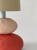 Rose Table Lamp | Lamps by Meg Morrison. Item composed of fabric and ceramic in mid century modern or eclectic & maximalism style