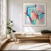 Large Square Abstract Art Print: Heart Bright | Prints in Paintings by Sarina Diakos Art